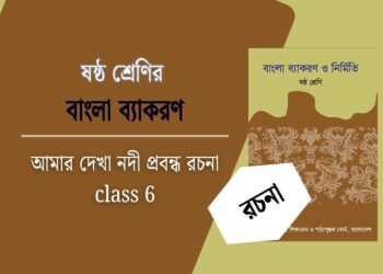 আমার দেখা নদী প্রবন্ধ রচনা class 6