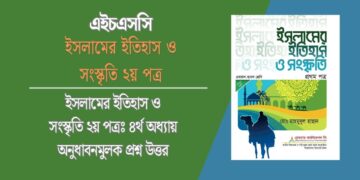 ইসলামের ইতিহাস ও সংস্কৃতি ২য় পত্রঃ ৪র্থ অধ্যায় অনুধাবনমুলক প্রশ্ন উত্তর